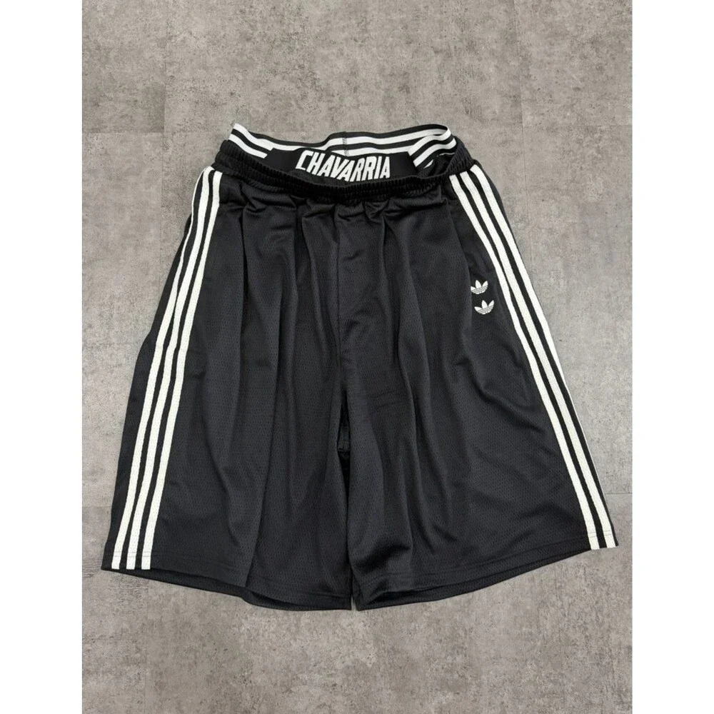 Willy Chavarria x Adidas Oversized LayeredMesh Basketball Shorts Size LRG KR8682